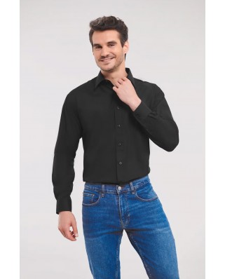 Chemise noire Coupe Confort de marque Di Harouty