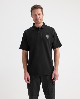 Polo noir réglementé Sécurité Privée