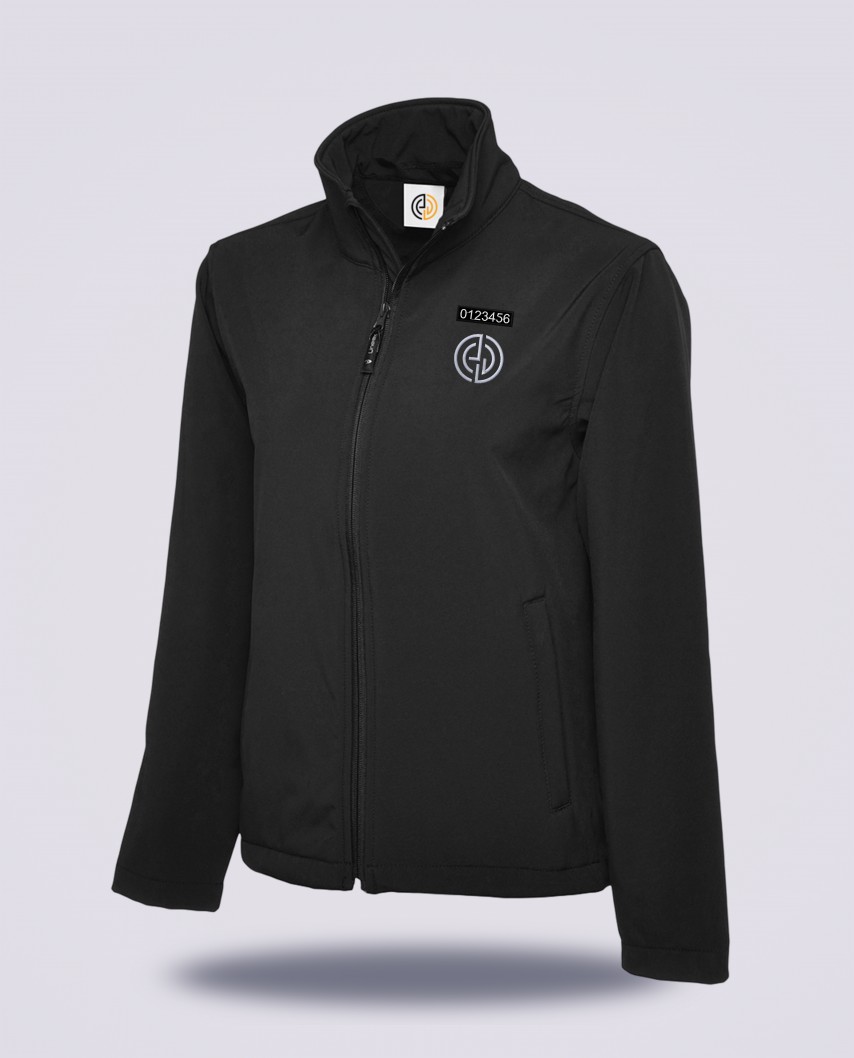 Soft Shell noir réglementé Sécurité Privée