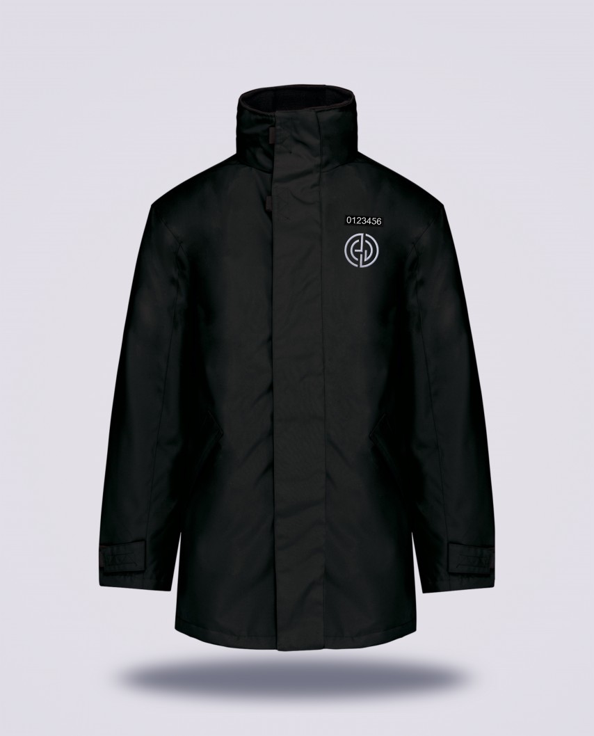 Parka noir réglementé Sécurité Privée
