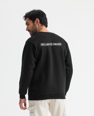 Sweat noir réglementé Sécurité Privée