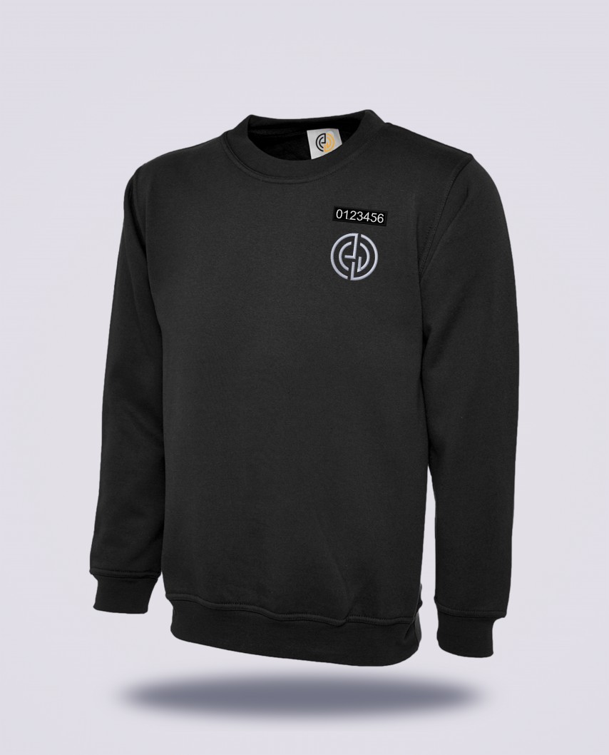 Sweat noir réglementé Sécurité Privée