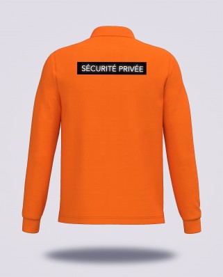 Polo orange SNCF réglementé Sécurité Privée