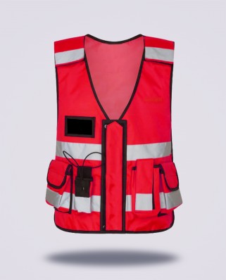 Gilet tactique rouge