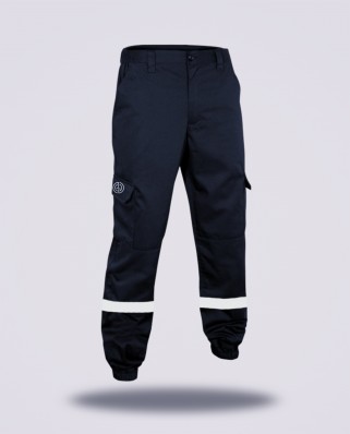 Pantalon Ssiap marine bandes retroréflechissantes 2