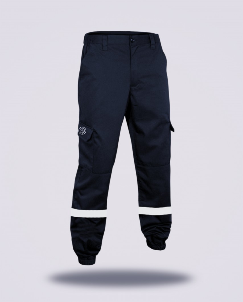 Pantalon Ssiap marine bandes retroréflechissantes 2