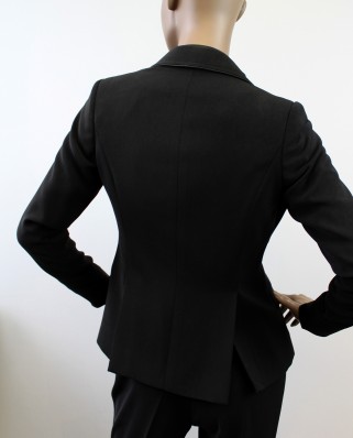 Costume Hôtesse Noir haut de gamme