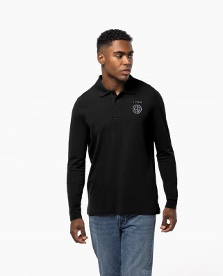 Polo noir réglementé Sécurité Privée