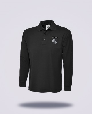 Polo noir réglementé Sécurité Privée