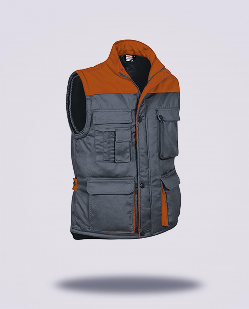 Bodywarmer workwear matelassé multipoche
