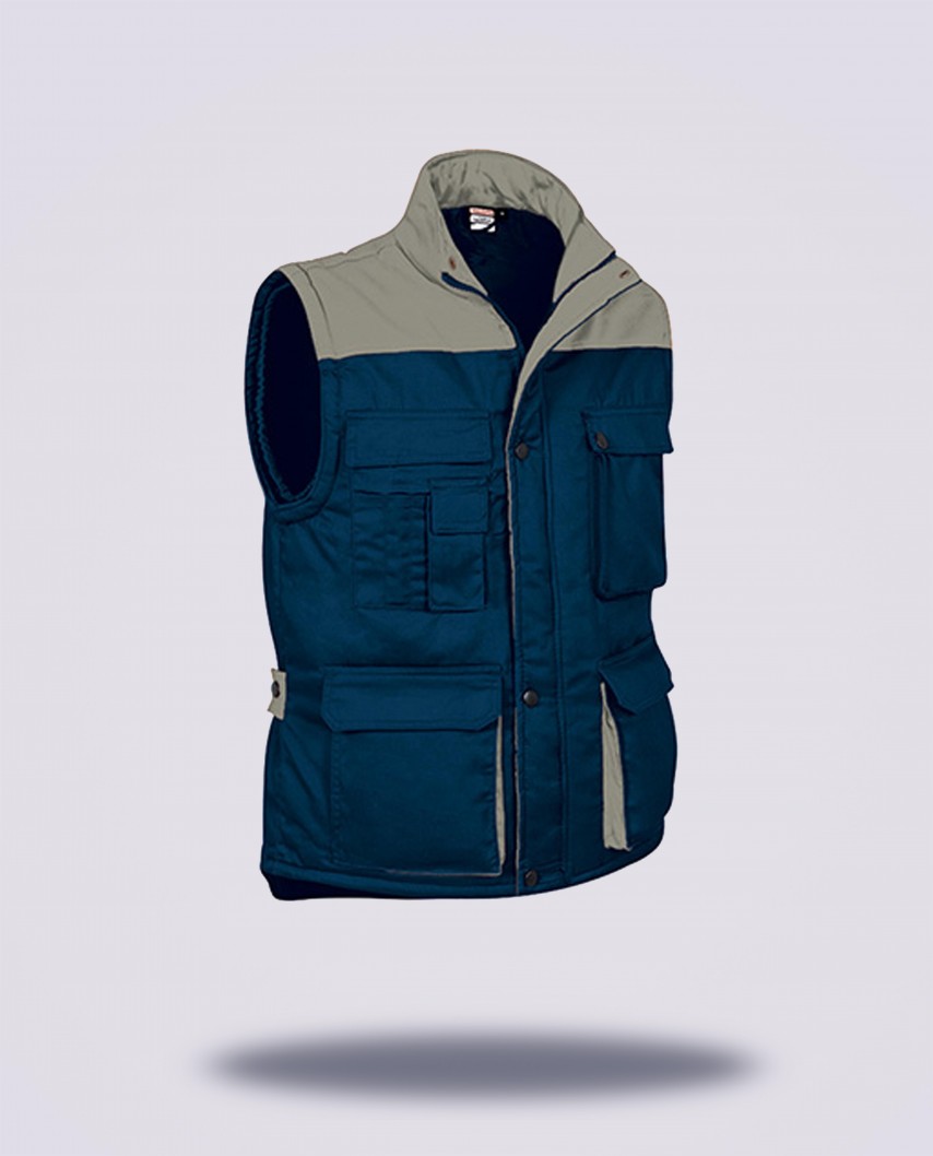 Bodywarmer workwear matelassé multipoche