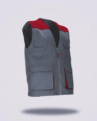 Gilet workwear multipoche
