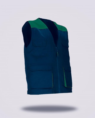 Gilet workwear multipoche