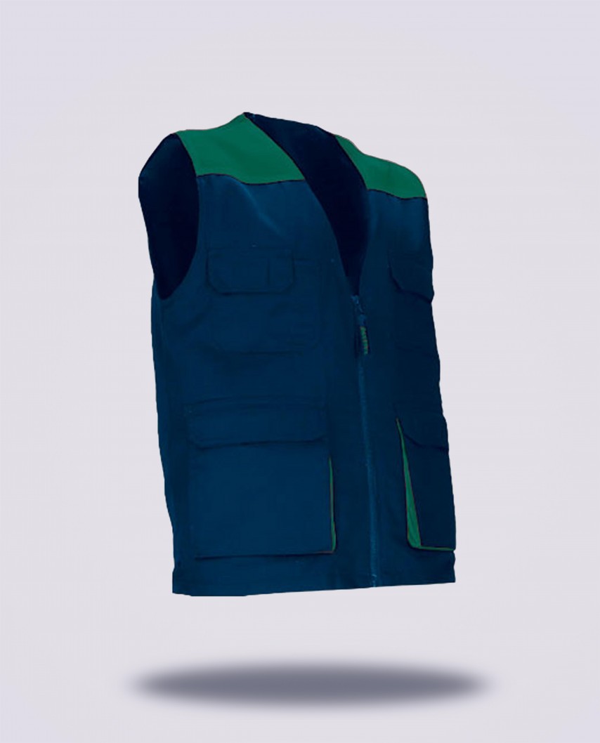 Gilet workwear multipoche