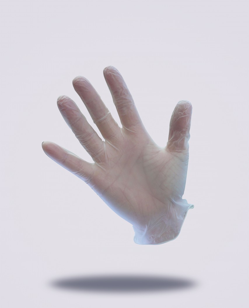 Gants en Vinyle Transparent