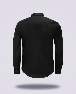 Chemise noire Coupe Confort