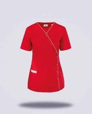 Blouse &agrave; bouton Femme