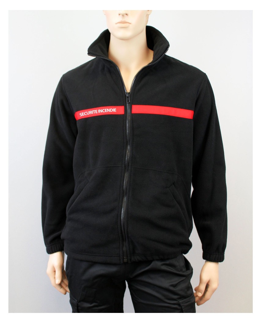 Sweat à Capuche SSIAP Pour Agents De Sécurité Incendie - Tenue Professionnelle Avec Inscription Poitrine/dos (241 G, Coupe Classique)