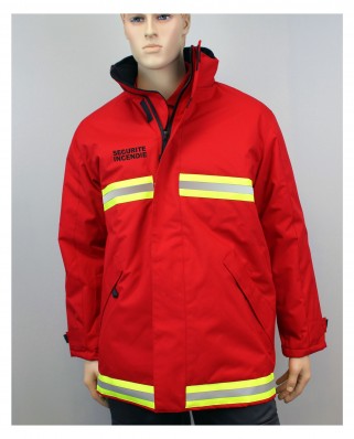 Blouson Softshell bicolore sécurité incendie : confort et protection