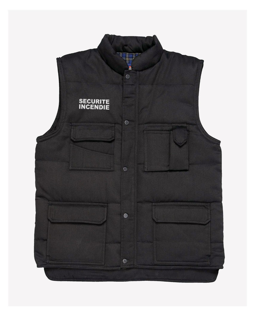 gilet noir sans manche