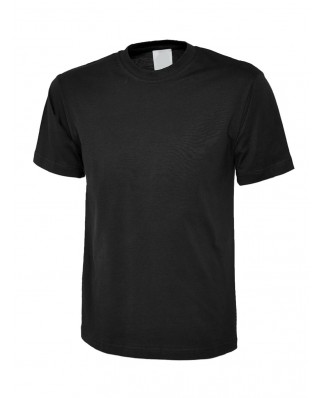 T-shirt noir manches courtes