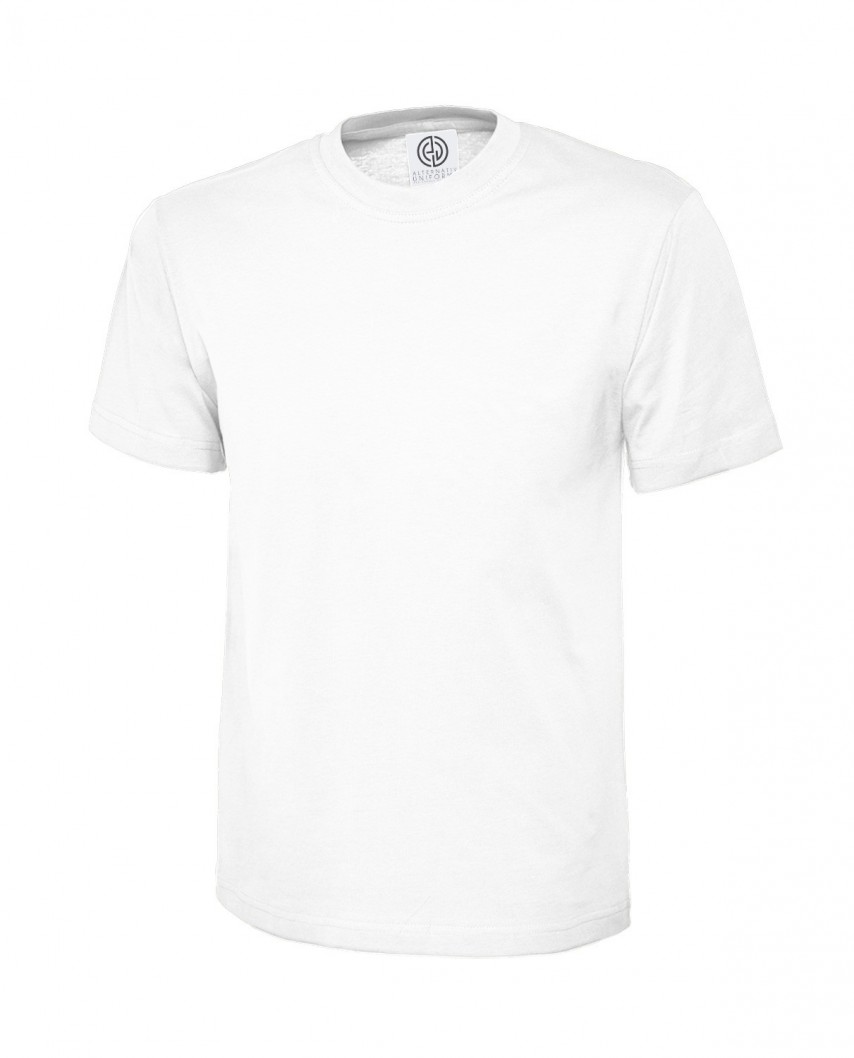 T-shirt blanc générique manches courtes