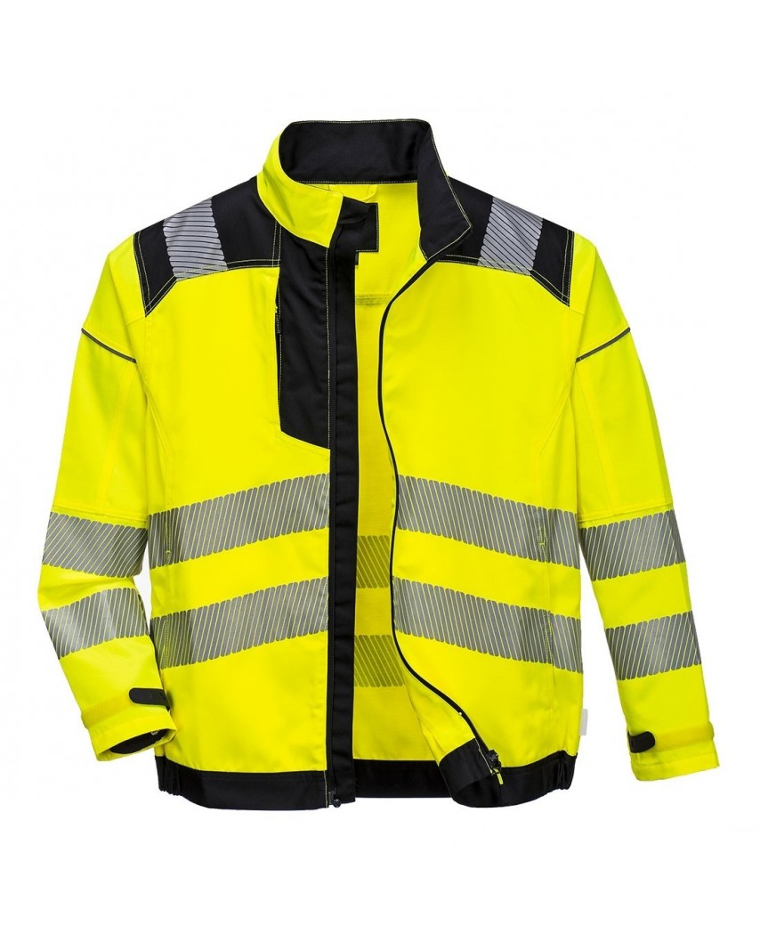 Veste EVENT Haute visibilité bicolore Jaune et noir