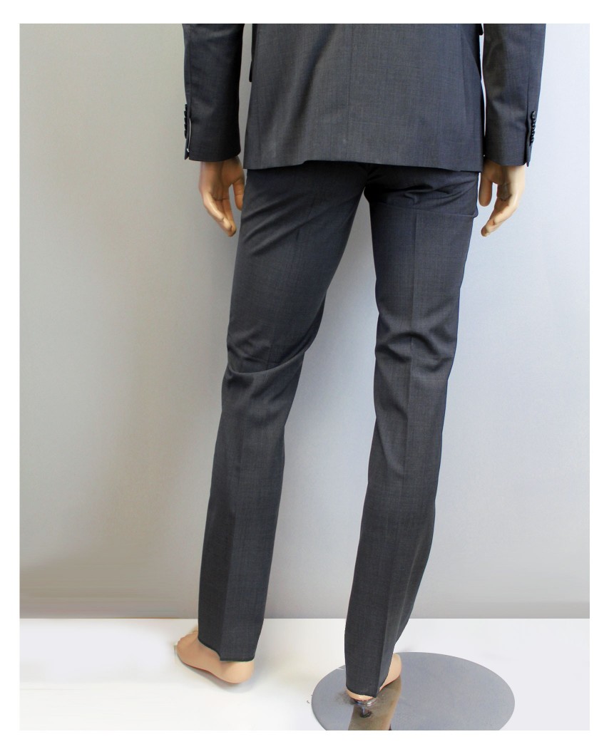 Pantalon de costume prestige Gris chiné moyen