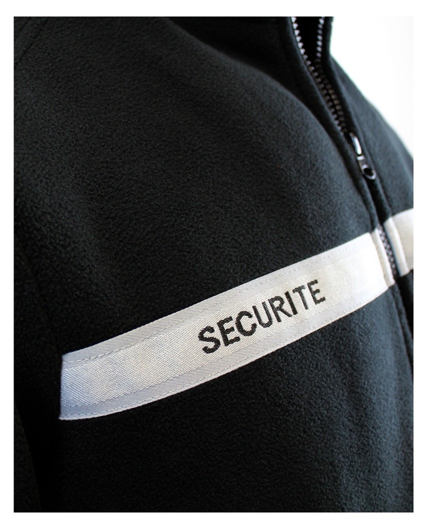 BLOUSON POLAIRE SECURITE NOIR