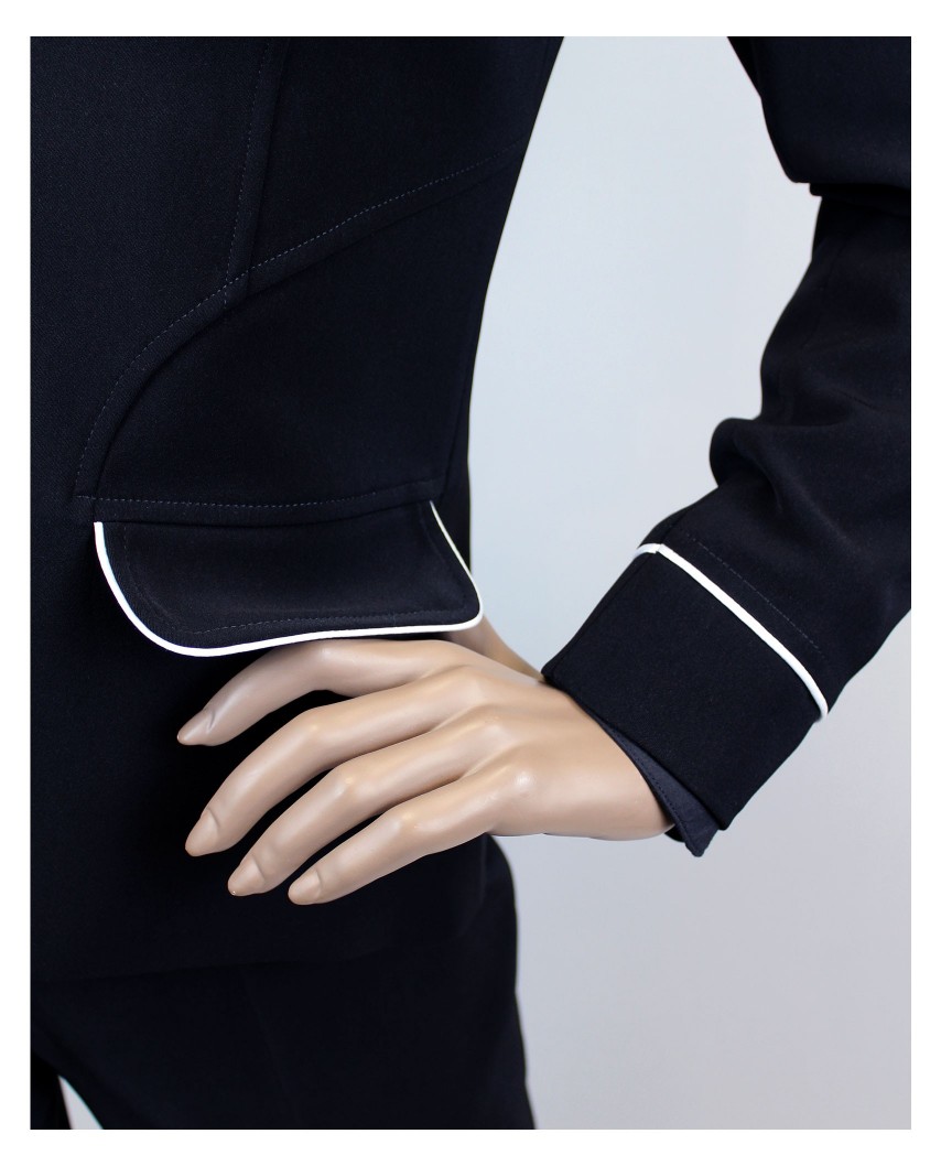 Costume Femme Noir et Blanc