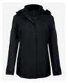 Parka Noir Femme cintré