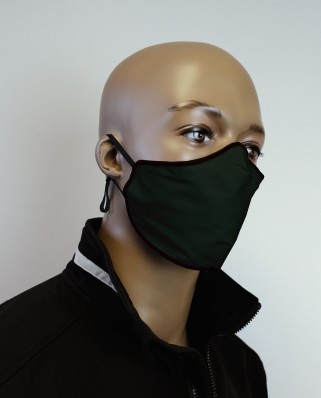 Masque de protection type confort tissu noir