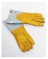 Gants manchette pompier cuir