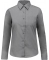 Chemise femme manches longues Gris clair Storm