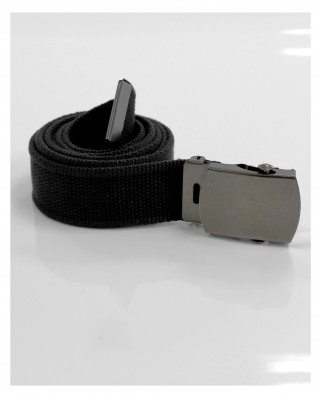 Ceinture tressée noire