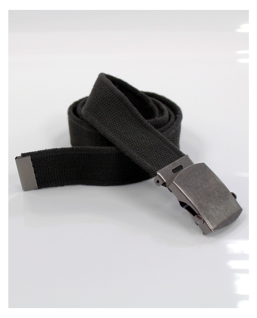 Ceinture tressée noire