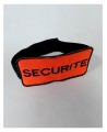 Brassard SECURITE elastiqué Orange/Noir