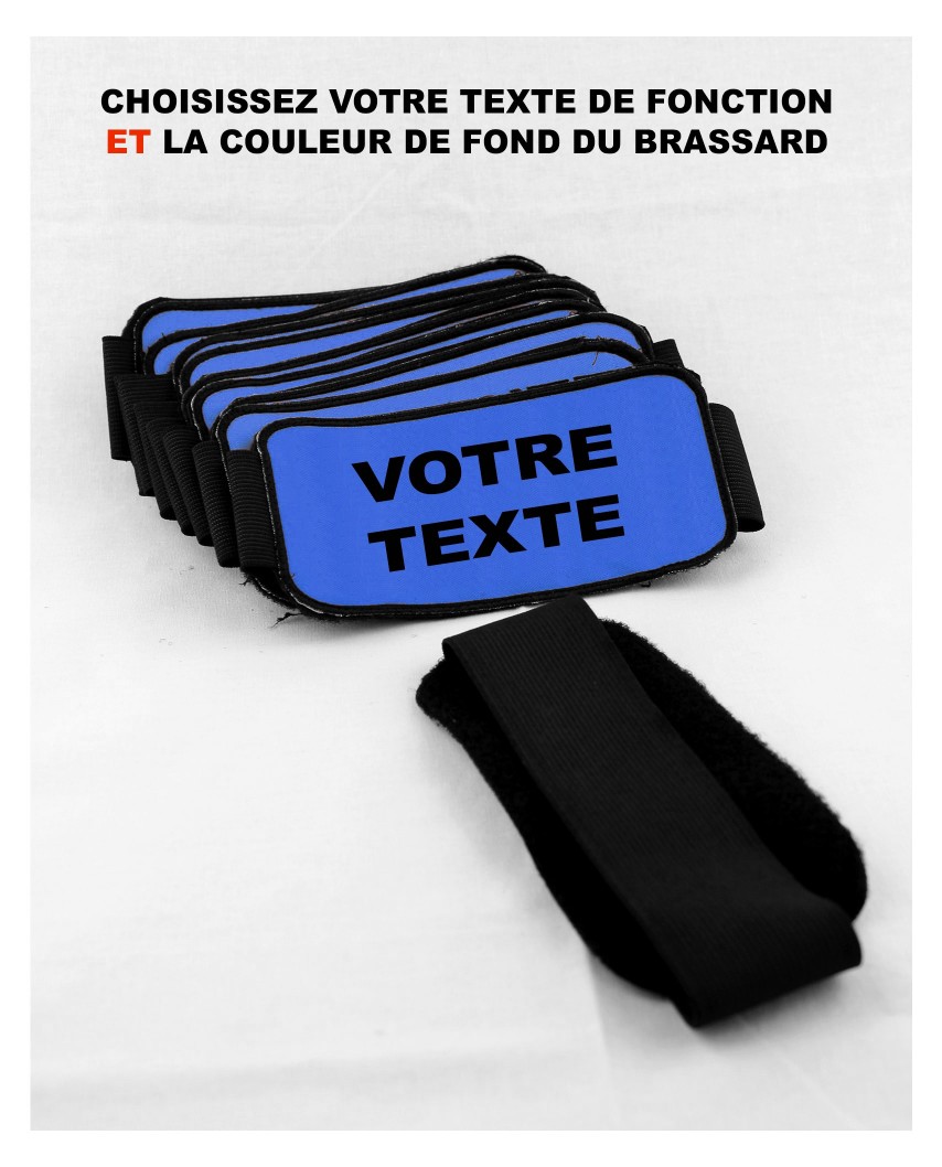 Brassard réfléchissant personnalisable - Cadeaux participant - Les