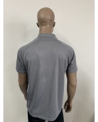 Polo 100 % Polyester Gris