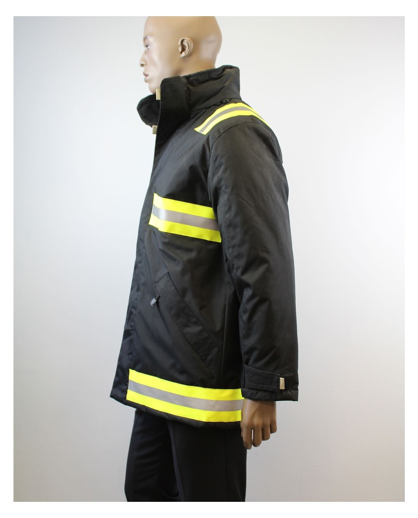 Parka intervention bandes jaune