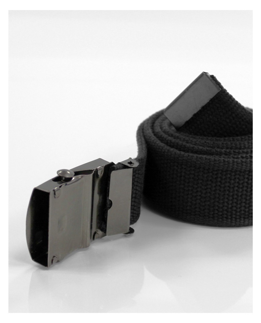 Ceinture tressée noire