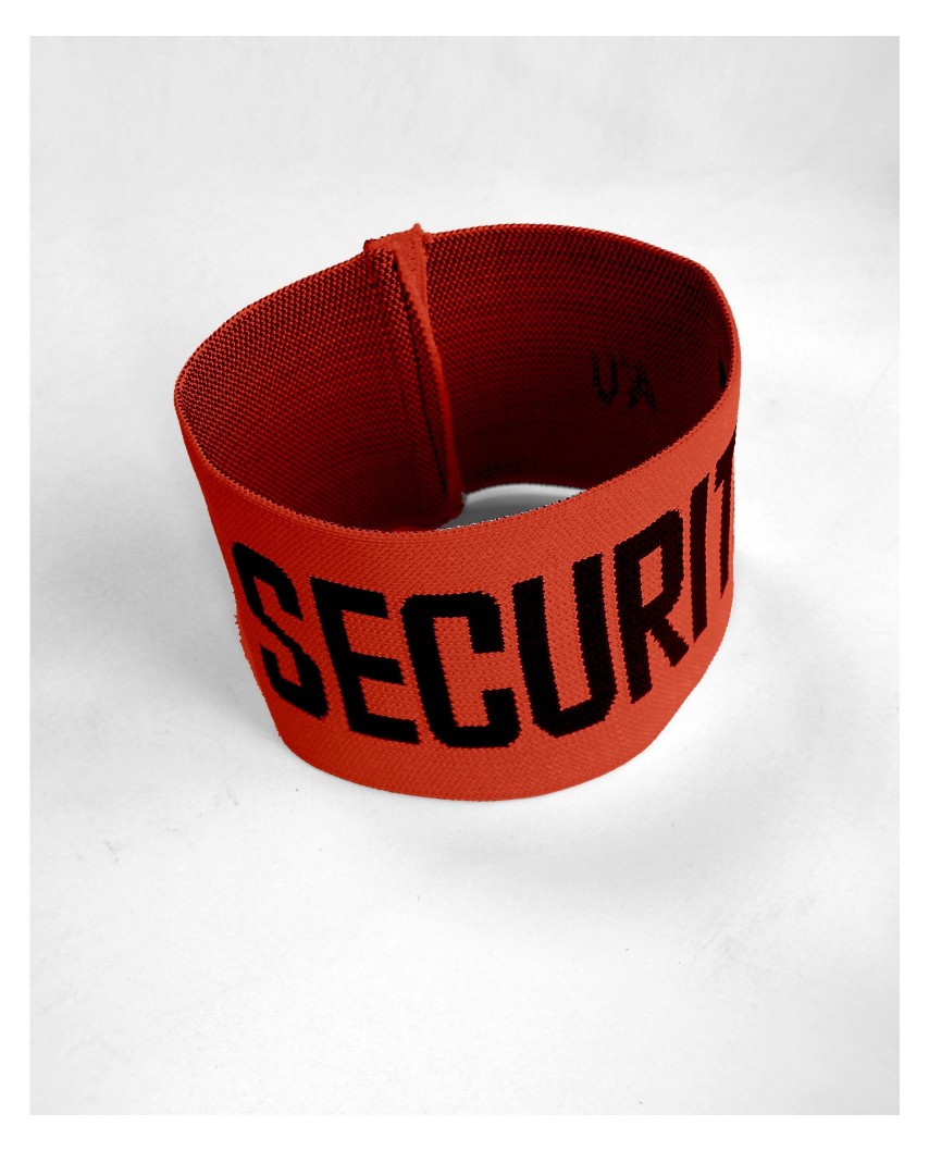 Brassard SECURITE elastiqué Orange